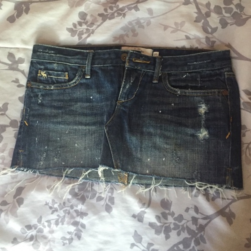 Abercrombie & Fitch Denim Mini Skirt